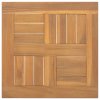 Čtvercová stolní deska 40 x 40 x 2,5 cm masivní teakové dřevo 316155
