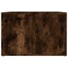 Noční stolek kouřový dub 57 x 55 x 36 cm kompozitní dřevo 816557