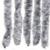 Závěs proti hmyzu bílý a šedý 90 x 220 cm Chenille 284280