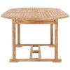 Rozkládací zahradní stůl (150–200) x 100 x 75 cm masivní teak 44675