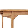 Rozkládací zahradní stůl (150–200) x 100 x 75 cm masivní teak 44675