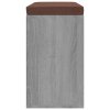Lavice s botníkem šedá sonoma 103x30x48 cm kompozitní dřevo 342613
