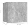 Noční stolky 2 ks betonově šedé 30,5x30x30 cm kompozitní dřevo 3079719