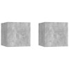 Noční stolky 2 ks betonově šedé 30,5x30x30 cm kompozitní dřevo 3079719