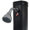 Skládací solární sprcha černá 214 cm 23 l 91719