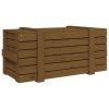 Úložný box medově hnědý 91 x 40,5 x 42 cm masivní borové dřevo 825001