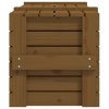 Úložný box medově hnědý 91 x 40,5 x 42 cm masivní borové dřevo 825001
