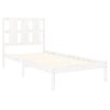 Postel bez matrace bílá 90 x 200 cm masivní borovice 3105586
