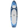 Nafukovací SUP paddleboard s příslušenstvím modrý 300x76x10 cm 93381