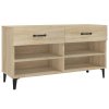 Botník dub sonoma 102 x 35 x 55 cm kompozitní dřevo 812828