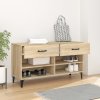 Botník dub sonoma 102 x 35 x 55 cm kompozitní dřevo 812828