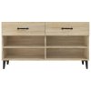 Botník dub sonoma 102 x 35 x 55 cm kompozitní dřevo 812828