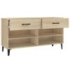 Botník dub sonoma 102 x 35 x 55 cm kompozitní dřevo 812828
