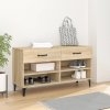 Botník dub sonoma 102 x 35 x 55 cm kompozitní dřevo 812828