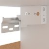 Závěsná skříňka kouřový dub 60x31x40 cm kompozitní dřevo 815591