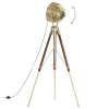 Stojací lampa na stativu masivní mangovníkové dřevo 193 cm 286204