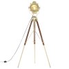 Stojací lampa na stativu masivní mangovníkové dřevo 193 cm 286204