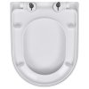 WC sedátka s funkcí pomalého sklápění 2 ks bílá plastová 275930