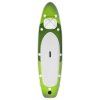 Nafukovací SUP paddleboard a příslušenství zelený 360x81x10 cm 93391