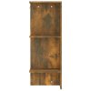 Skříň do předsíně kouřový dub 97,5x37x99 cm kompozitní dřevo 820514