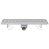 Rovný sprchový odtokový žlab 2ks Bubble 1030x140mm nerez. ocel 275970
