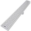 Rovný sprchový odtokový žlab 2ks Bubble 1030x140mm nerez. ocel 275970