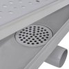 Rovný sprchový odtokový žlab 2ks Bubble 1030x140mm nerez. ocel 275970