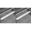 Rovný sprchový odtokový žlab 2ks Bubble 1030x140mm nerez. ocel 275970