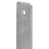 Plotové kotvy 6 ks stříbrné 7 x 6 x 60 cm pozinkovaná ocel 145294