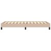 Rám postele cappuccino 80 x 200 cm umělá kůže 346873