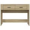 Konzolový stolek dub sonoma 100 x 39 x 75 cm kompozitní dřevo 816779