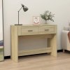 Konzolový stolek dub sonoma 100 x 39 x 75 cm kompozitní dřevo 816779