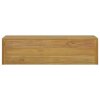 Nástěnná koupelnová skříňka 110 x 45 x 30 cm masivní teak 338228