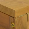 Nástěnná koupelnová skříňka 110 x 45 x 30 cm masivní teak 338228