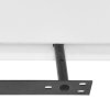 Nástěnné police 4 ks bílé 80 cm 275998