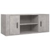 TV skříňka betonově šedá 100x35x40 cm kompozitní dřevo 823095