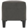 Lavice tmavě šedá 100 x 35 x 41 cm samet 349422