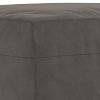 Lavice tmavě šedá 100 x 35 x 41 cm samet 349422