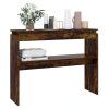 Konzolový stolek kouřový dub 102 x 30 x 80 cm kompozitní dřevo 815219