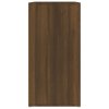 Botník hnědý dub 60 x 35 x 70 cm kompozitní dřevo 816016