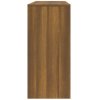 Konzolový stolek hnědý dub 100 x 35 x 76,5 cm kompozitní dřevo 813037