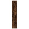 4patrová knihovna kouřový dub 40 x 24 x 143 cm kompozitní dřevo 816065
