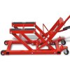 Hydraulický zvedák na motorku / čtyřkolku, 680 kg, červený 210321