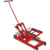 Hydraulický zvedák na motorku / čtyřkolku, 680 kg, červený 210321