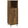 Koupelnová skříňka kouřový dub 30 x 30 x 95 cm kompozitní dřevo 815606