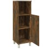 Koupelnová skříňka kouřový dub 30 x 30 x 95 cm kompozitní dřevo 815606