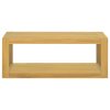Nástěnná koupelnová skříňka 90 x 45 x 35 cm masivní teak 338235