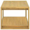 Nástěnná koupelnová skříňka 90 x 45 x 35 cm masivní teak 338235