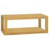 Nástěnná koupelnová skříňka 90 x 45 x 35 cm masivní teak 338235