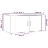 Konferenční stolek bílý s leskem 80x50x36 cm kompozitní dřevo 816514